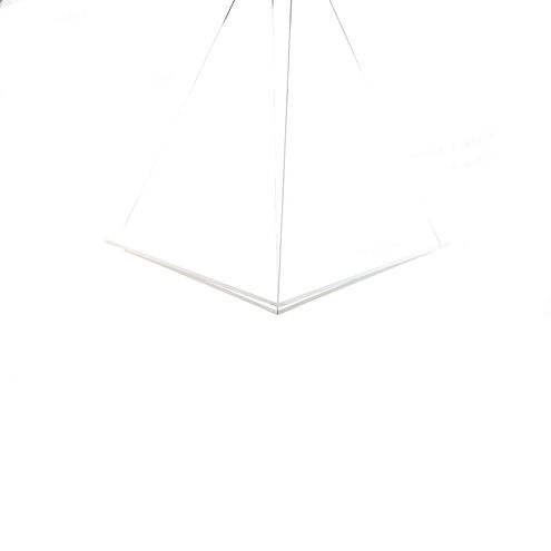 Z-Bar LED 14.68 inch Matte White Pendant Ceiling Light, Bird
